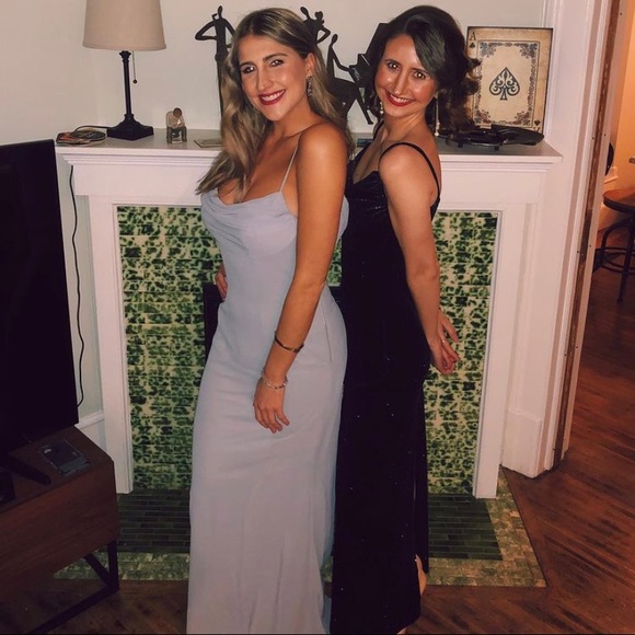 Silver formal dress - Picture 2 of 6